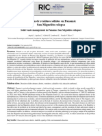 Gestión de Residuos Sólidos en Panamá. San Miguelito Colapsa