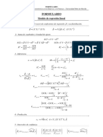 Formulario - Métodos Estadísticos y Econométricos