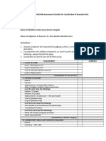 NEOHAB Assessment Checklist 