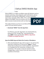 Dahua Cloud Phone Viewing Procedure