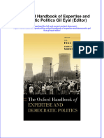 The Oxford Handbook of Expertise and Democratic Politics Gil Eyal Editor Ebook Full Chapter