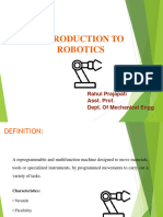 BME MODULE-3 Introduction To Robotics