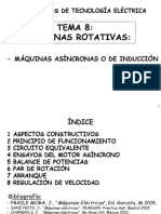 Tema 8: Máquinas Rotativas:: Máquinas Asíncronas O de Inducción