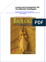 Biology Concept and Investigation 5Th 5Th Edition Marielle Hoefnagels Full Chapter