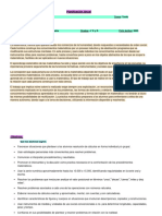 4° GRADO-Planificación Anual Matematicas de 4 Grado Lillo 2022