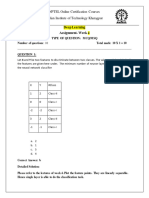 DEEP LEARNING IIT Kharagpur Assignment - 4 - 2024