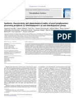 Synthesis Characteristics and Photochemi