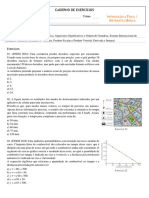 Caderno de Exercícios 01 - Introdução À Física