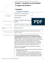 Examen - (APEB1-15%) Actividad 1 - Analizar Las Principales Teorías Acerca Del Origen Del Hombre