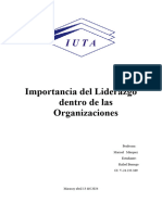 (Importancia Del Liderazgo Dentro de Las Organizaciones (DISCURSO)