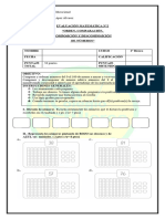 Prueba Matemática 2° ORDEN Y COMPARACION 2024