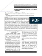 Verilog Based Design and Simulation of MAC and PHY Layers For Zigbee Digital Transmitter