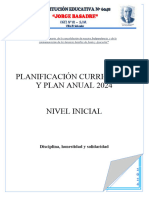 Planificacion Curricular Anual y Plan Anual Inicial 2024