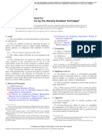 Density of Plastics by The Density-Gradient Technique: Standard Test Method For