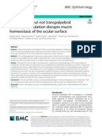 2022 Transcorneal But Not Transpalpebral Electrical Stimulation Disrupts Mucin Homeostasis of The Ocular Surface