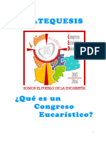 Catequesis 1 Que Es Un Congreso Eucaristico