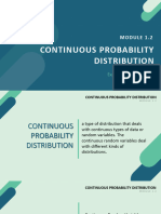 ES031 M1.3 ContinuousProbabillityDistribution