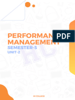 Performance Management: Semester-5