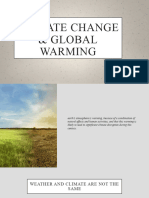 Climate Change & Global Warming