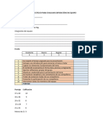 Lista de Cotejo para Evaluar Exposición en Equipo