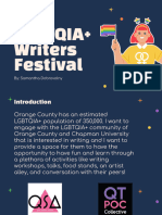 Lgbtqia Writers Festival