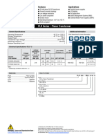 PLR Series - Planar Transformer: Features Applications