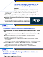 Menerapkan Ketentuan Undang-Undang Jasa Konstruksi (UUJK), Keselamatan Dan Kesehatan Kerja (K3), Lingkungan Dan Mutu