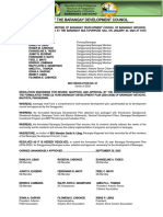 BDC Resolution No. 01, 2024 Endorsing BDP Bdip