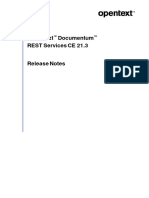 OpenText Documentum REST Services CE 21.3 Release Notes