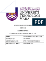 Experiment 1 CHM421