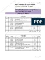 B Arch - New Curriculum - 15june2021