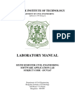 15CVL67 - SAP Manual Final - Aug