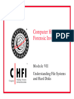 CHFI v3 Module 07 Understanding File Systems and Hard Disks