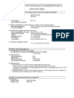 SAFETY DATA SHEET SBXSeries