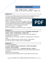 TD Dinformatique Tle CD Fev 2024