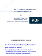 Some Aspects of River Engineering and Sediment Trans