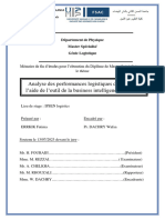 Rapport PFE ERRKIK Fatima Master GÃ©nie Logistique