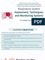 Course Unit 4 Respiratory Assessment Techniques and Monitoring System. Acdemesa. 2023