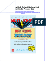 Textbook Ebook Must Know High School Biology 2Nd Edition Kellie Ploeger Cox All Chapter PDF