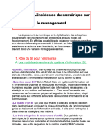 Chapitre 6 L'incidence Du Numérique Sur Le Management