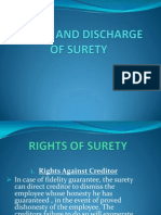 Rights and Discharge of Surety