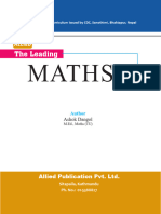 The Leading Math Book - 8 Revision 2081