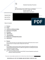 Measurement of PH According To The USP Using A PH Meter