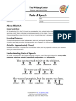 Parts of Speech Revised 9-23-21