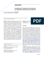 Chemical Analysis of Essential Oils of Eupatorium Adenophorum