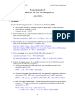 Capital Structure With Taxes and Bankruptcy Costs