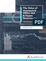 Ebook - The Value of Automated Office 365 and Teams Governance