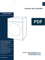 Manual Del Usuario: Lavadora