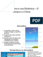 A Atmosfera e Sua Dinâmica - O Tempo e o Clima