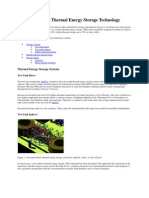 Types of Thermal Energy Storage